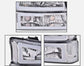Chrome/Clear LED DRL Headlight Bumper Lamps For 03-07 Chevy Silverado Avalanche