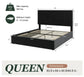 Queen Size Dutch Velvet Upholstered Platform Bed Frame with Vertical-Channel-Tufted Adjustable Headboard