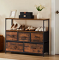 New Dresser TV Stand for Bedroom, Entertainment Center with Open Shelf