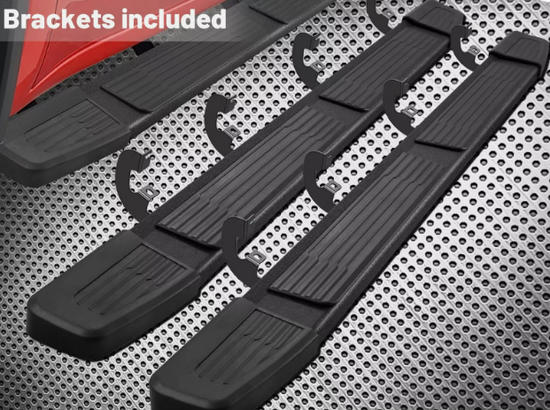 For 2019-2025 Silverado/Sierra Crew Cab 6" Step Board Running Board Nerf Bar S