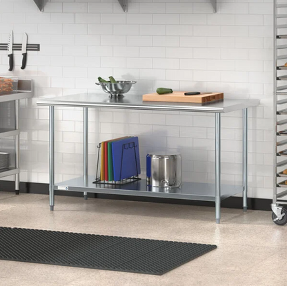 Prep table Stainless Steel Work Table with Undershelf