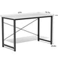 Modern Minimalist Home Office Computer Desk with Side Storage Bag