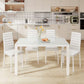 Dining Table Set Glass Dining Room Table Set for Small Spaces Kitchen Table and Chairs for 4