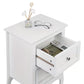 Set of 2 Bedroom Bedside Table Nightstand End Side Organizer