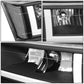 [LED DRL]FOR 04-12 CHEVY COLORADO GMC CANYON HEADLIGHT BUMPER LAMPS BLACK/CLEAR