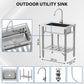 28" Handwash Sink Commercial Stainless Steel Utility with Faucet