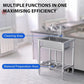 28" Handwash Sink Commercial Stainless Steel Utility with Faucet