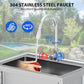 28" Handwash Sink Commercial Stainless Steel Utility with Faucet
