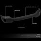 2016-2018 Silverado 1500 Black Amber Headlights & Fog lights Front Bumper Face Bar