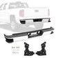 Chrome Rear Bumper Assembly For 2014 2015 2016-2018 Chevy Silverado Sierra 1500