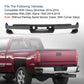 Chrome Rear Bumper Assembly For 2014 2015 2016-2018 Chevy Silverado Sierra 1500