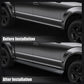 Running Boards for 07-18 Silverado Sierra 1500 2500 Crew Cab Side Step Nerf Bar