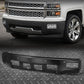For 14-15 Silverado 1500 Black Front Bumper Face Bar w/ Fog Light & Sensor Holes