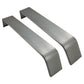 10" x 72" Trailer Fenders Tandem Axle For 13" 14" 15" Tires Diamond Tread Plate