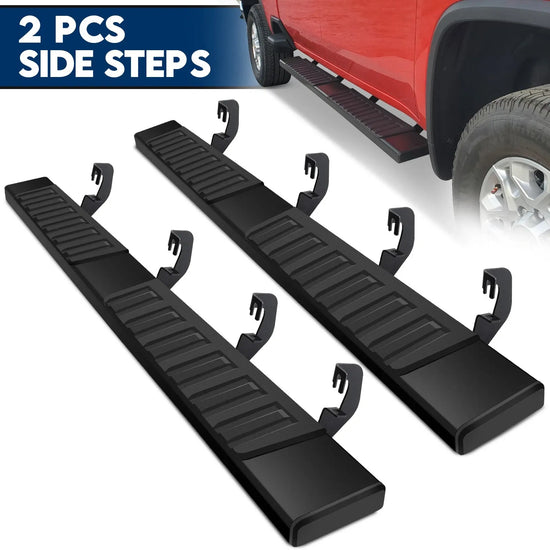 6" Running Boards for 2007-2018 Silverado/Sierra 1500 2500 Crew Cab Side Step Bars