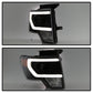 Black 2009-2014 Ford F150 Raptor LED Tube DRL Projector Headlights Headlamps