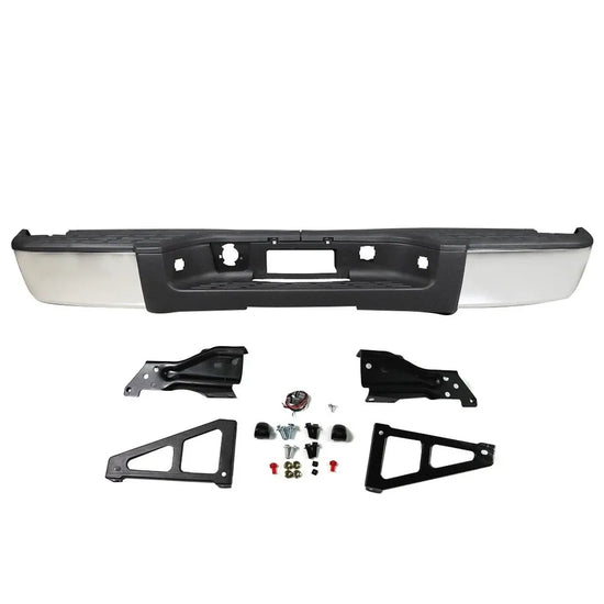 Chrome Rear Bumper Assembly For 2007-2013 Chevy Silverado/GMC Sierra 1500 Pickup