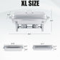 4-Pack 13.7 QT Stainless Steel Chafer Chafing Dish Set Catering Food Warmer