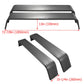10" x 72" Trailer Fenders Tandem Axle For 13" 14" 15" Tires Diamond Tread Plate