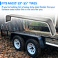 10" x 72" Trailer Fenders Tandem Axle For 13" 14" 15" Tires Diamond Tread Plate