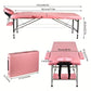 Pink Massage Table Professional Massage Bed 83.5 Inches Height Adjustable