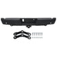 Black Rear Bumper Assembly w/Sensor Holes For 2015-2020 Ford F-150 w/Max Tow