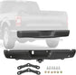 Black Rear Bumper Assembly w/Sensor Holes For 2015-2020 Ford F-150 w/Max Tow