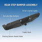 Black Rear Bumper Assembly w/Sensor Holes For 2015-2020 Ford F-150 w/Max Tow