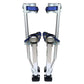 Adjustable Drywall Stilts 18”-30” Adult Aluminum Stilts w/ Padded Platform for Painting Taping