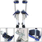 Adjustable Drywall Stilts 18”-30” Adult Aluminum Stilts w/ Padded Platform for Painting Taping