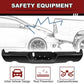 Black Rear Bumper Assy For 2009-2018 Dodge Ram 1500 Dual Exhaust w/o Sensor