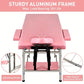 Pink Massage Table Professional Massage Bed 83.5 Inches Height Adjustable