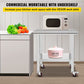 Stainless Steel Table with Casters 24 x 30 Inches NSF with Adjustable Shelf