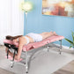 Pink Massage Table Professional Massage Bed 83.5 Inches Height Adjustable