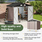New Metal Outdoor Storage Shed 6.3 x 4.2 Ft Steel Utility Tool Shed Storage House with Door & Lock