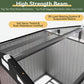 New Metal Outdoor Storage Shed 6.3 x 4.2 Ft Steel Utility Tool Shed Storage House with Door & Lock