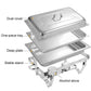 4-Pack 13.7 QT Stainless Steel Chafer Chafing Dish Set Catering Food Warmer
