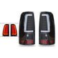 Fit For 2003-06 Chevy Silverado 1500 2500 3500 Pickup LED Tube Red Tail Lights