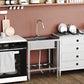 28" Handwash Sink Commercial Stainless Steel Utility with Faucet