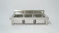 Heavy-Duty 304 Stainless Steel Freestanding Utility Sink - Commercial Stainless Steel 3-Compartment Sink with Dual Hot & Cold Faucets, 39"L x 18"W x 35.9"H, 440 lbs Capacity,