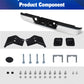 Chrome Steel Rear Step Bumper Assembly for 2002-2008 Dodge Ram 1500, 2500, 3500