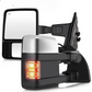 Chrome Tow Mirrors for 1999-2007 Ford F250-F550 Super Duty LED Signal Power Heated