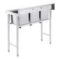 Freestanding Kitchen Sink Commercial Utility Stainless Steel Sink 3 Compartment
