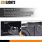 Chrome/Clear LED DRL Headlight Bumper Lamps For 2003-2007 Chevy Silverado Avalanche