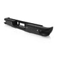 Black Rear Step Bumper Assembly For 2014-2018 Chevy Silverado GMC Sierra 1500 w/ sensor holes