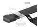 Running Boards Compatible with 2024-2025 Toyota Tacoma Double Cab Crew Cab with 4 Full-Size Door