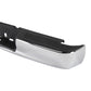 Chrome Steel Rear Step Bumper Assembly for 2002-2008 Dodge Ram 1500, 2500, 3500