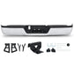 Chrome Rear Bumper For 2009-2018 Dodge Ram 1500/10-12 2500 3500 w/o Sensor Hole