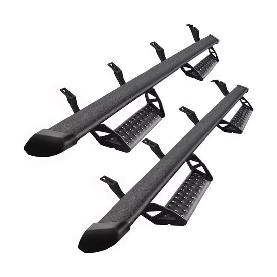 Running Boards Compatible with 2024-2025 Toyota Tacoma Double Cab Crew Cab with 4 Full-Size Door