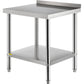 30"x24" Stainless Steel Kitchen Restaurant Work Prep Table with Backsplash
